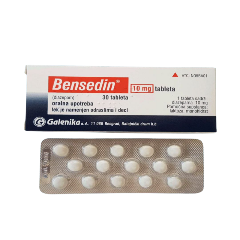 Bensedin  Diazepam 10mg Tablets